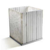 3SC Rigato Урна 20хh25х20 см, цвет: никель. AL65NL