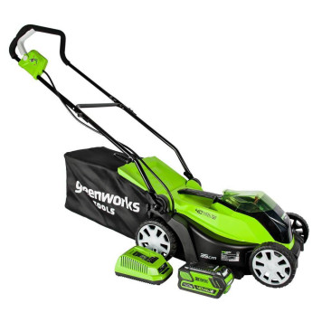 Газонокосилка аккумуляторная Greenworks G40LM35 АКБ G-MAX (АКБ 4 А.ч; ЗУ)-4