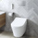 TOTO RG Унитаз 38x58x33.5см., подвесной, безободковый, с сиденьем Washlet RG Lite, цвет: белый глянцевый
