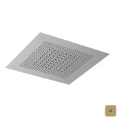 Almar Velvet Rain Верхний душ, встраиваемый, 38х38см., 2 режима, цвет: латунь брашированная PVD. E044282.HB