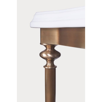 TW Bristol 874.2, Консоль напольная 105х56см., с раковиной на 1 отв., цвет:бронза. TWBR874.2br, AR874bi*1-1