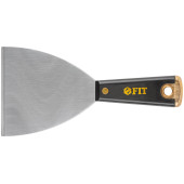 Шпатель для удаления ржавчины Профи, толщ. лезвия 1 мм, пластик.ручка с метал.бойком  4 (100 мм)