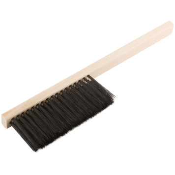 Щетка-сметка, искусств. щетина, деревянная ручка, 3-х рядная 350 мм-1