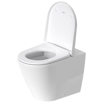 Duravit D-Neo Унитаз 37х58х40см., напольный, безободковый, слив в стену, цвет: белый-1
