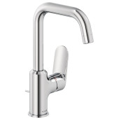 Kludi 320270575 X1 Однорычажный смеситель на умывальник, с донным клапаном, управление сбоку, хром 320270575