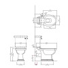 Devon Devon Westminster Унитаз моноблок 64x36.5cм, с бачком, фурнитура хром