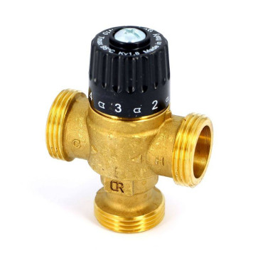 Клапан Н термосмесительный UNI-FITT 1 30-65˚С смешение в центр латунный-2