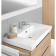 VilleroyBoch ViConnect Донный клапан для раковины, с переливом, с керамической крышкой, нажимной, цвет: альпийский белый. 8L033401