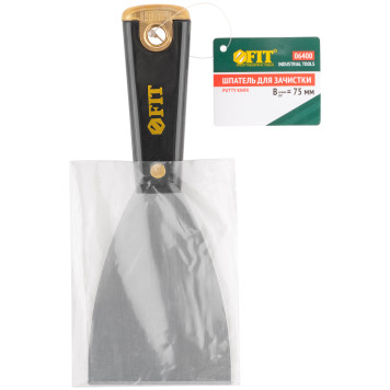 Шпатель для удаления ржавчины Профи, толщ. лезвия 1 мм, пластик.ручка с метал.бойком 3 (75 мм)-2