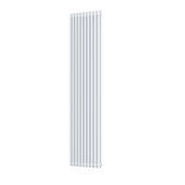 Радиатор КЗТО Quadrum NEO 50 V 1750-10 RAL1T104S9016 (белый муар) QUDN50V175010RAL1T104S9016