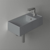 Simas Agile Раковина 50х27см., подвесная, 1 отв., правая, цвет: cemento matt . AG50 cemento  matt*1
