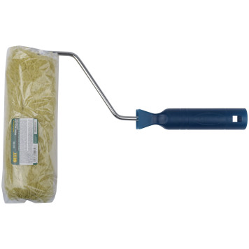 Валик полиакриловый нитяной, диаметр 40/76 мм, ворс 18 мм, бюгель 6 мм, зеленый, 180 мм-2