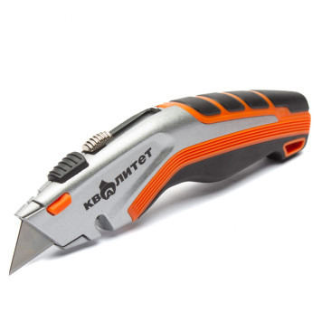 Нож Квалитет с 5 сменными трапециевидными лезвиями Н-19АРТ-1