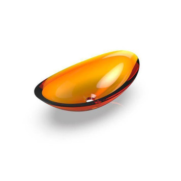 Knief Charm Shape Раковина накладная 58.1x33.1x16.9см, без отв., из полимерного материала, цвет: Citrin # 060. 70204060