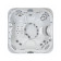 Jacuzzi J335 Минибассейн 214х214хh94см, отдельностоящий, гидро/аэромассаж, подсветка, стереосистема, CLEARRAY, MSFoam, нагреватель, с крышкой, отделка: platinum / smoked ebony. 903002410, ZP12ZY0EW40