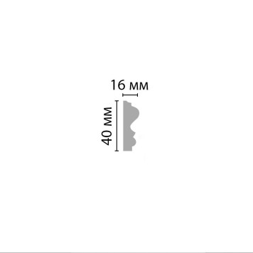 Молдинг гладкий DECOMASTER 97803F гибкий (40*16*2400мм)-2