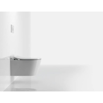 TOTO RP Унитаз подвесной NEW 54x38x33см, с сиденьем TC513F, цвет: белый-2