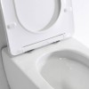 TECEspring R Комплект: Унитаз подвесной Square, безободковый, со смывом Torando flush, сиденье Slim с микролифтом и быстрым снятием, цвет: белый