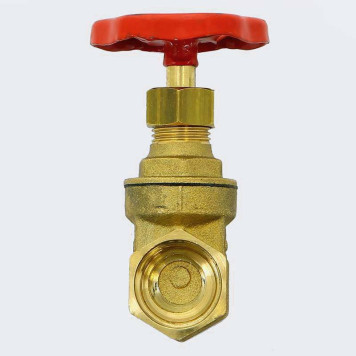 Задвижка клиновидная ВВ латунная PN10 UNI-FITT 1/2-2