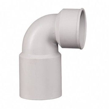 Отвод, Ostendorf, Skolan Safe, SKSW, 90°, 50/40, для сифона, PP-MD, цвет-RAL 7035 светло-серый