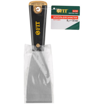 Шпатель для удаления ржавчины Профи, толщ. лезвия 1 мм, пластик.ручка с метал.бойком 2 (50 мм)-2