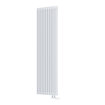 Радиатор КЗТО Quadrum NEO 50 V 1750-12 R RAL1T104S9016 (белый муар) QUDN50V175012RRAL1T104S9016