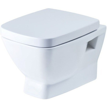 1.WH30.2.423 НЕО Унитаз подвесной, дюро, метал крепление, softclose 1.WH30.2.423