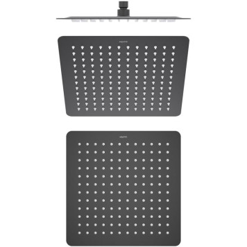 AQ2074MB квадратный верхний душ 3003002 мм, матовый черный AQ2074MB