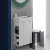 Laufen Kartell Раковина 46х28х12 см, 1 отв., без перелива, покрытие LLC, цвет: белый. 8.1533.4.400.111.1