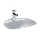 Laufen Bijou Раковина 48x40см., встраиваемая снизу, 1 отв., цвет: белый. 8.1123.0.000.155.1