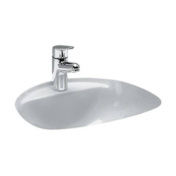 Laufen Bijou Раковина 48x40см., встраиваемая снизу, 1 отв., цвет: белый. 8.1123.0.000.155.1