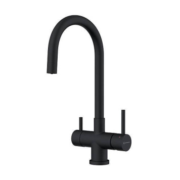 Omoikiri Akita-GB Смеситель для кухни с возможностью подключить фильтр, цвет: графит 4994354