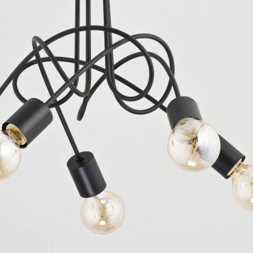 Люстра на штанге ADILUX Tango Black 23175-1