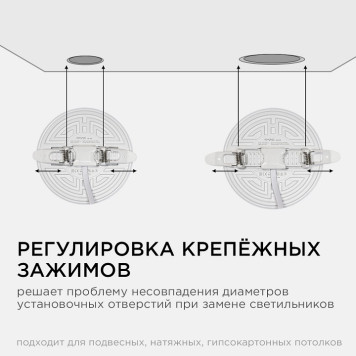 Встраиваемый светильник Apeyron Electrics 06-103-3