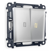 Выключатель проходной двухклавишный с подсветкой Ambrella Volt Quant MA404030