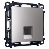 Розетка Ethernet RJ-45 и со шторками, без рамки Ambrella Volt ALFA MA512005