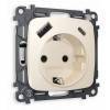 Розетка с заземлением и 2хUSB type A и C, без рамки Ambrella Volt Quant MO310010