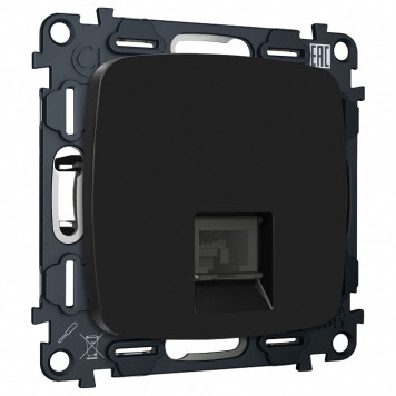 Розетка Ethernet RJ-45 и со шторками, без рамки Ambrella Volt OMEGA MO812005