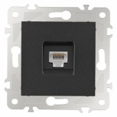 Розетка Ethernet RJ-45 без рамки Arte Milano am-203 203.45-1.black