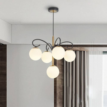 Подвесная люстра Arte Milano Neapolis-73808 273808/4+1 BK/GD-5