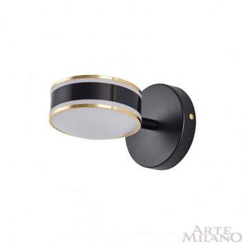 Бра Arte Milano Ferrara-71040 277599/1B BK/GD-4