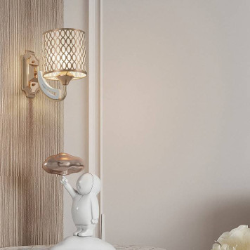 Бра Arte Milano Florentia-3387 303387/1W Wh/Gd-6