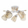 Потолочная люстра Arte Milano AMALFI-327410 327410/5 FG+WH