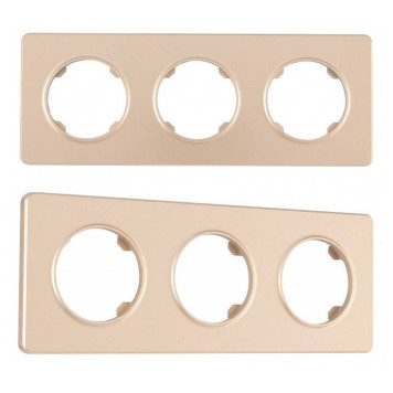 Рамка на 3 поста Arte Milano am-502.15 502.15-3.shampan