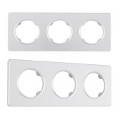 Рамка на 3 поста Arte Milano am-502.15 502.15-3.silver