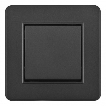 Выключатель одноклавишный Arte Milano SET16-1 SET16-1-30-1 black-1