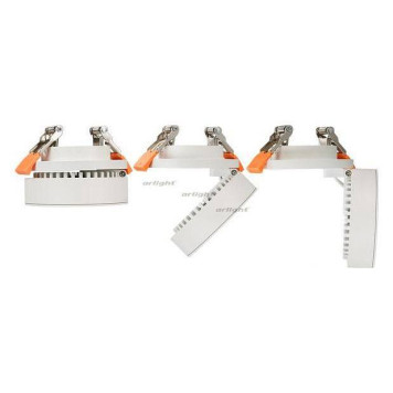 Встраиваемый светильник на штанге Arlight LGD-MONA-BUILT-R100-12W Day4000 (WH, 24 deg) 025449-2