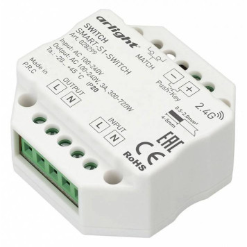 Контроллер-выключатель Wi-Fi для смартфонов и планшетов Arlight SMART 028299