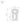 Короб накладной гибкий Arlight WPH 041088