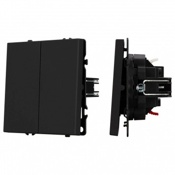 Выключатель двухклавишный без рамки Arlight SWT 054252